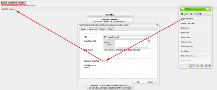 On the worker, open DAM Update Assets worklow and uncheck Transient Workflow, then Save the changes.