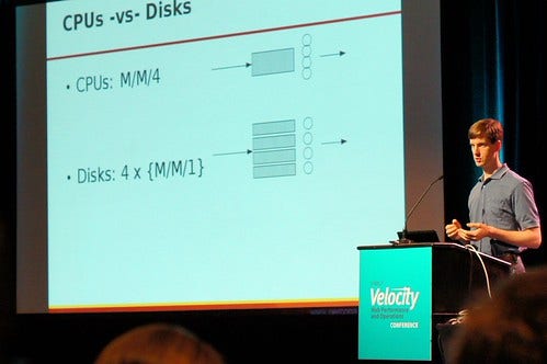 Baron Schwartz giving an Epic Talk on Benchmarking by tadnkat