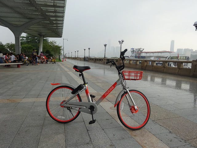 My Mobike Dockless Bike-Share Bike