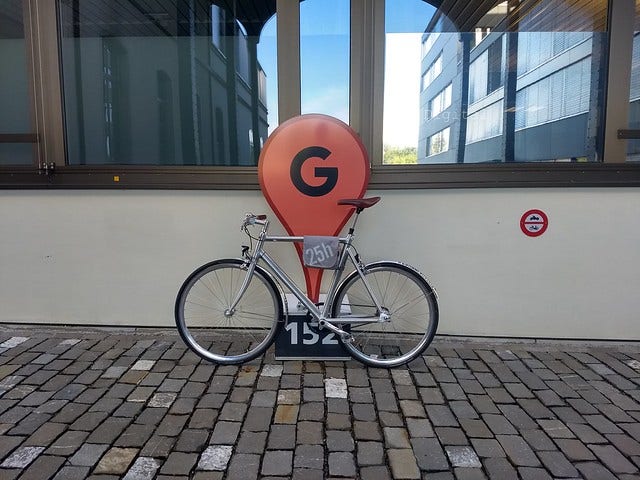 Hotel Rental Bike at Google Zurich
