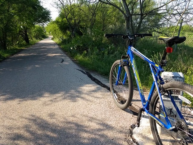 Biking the Salado Creek Greenway in San Antonio