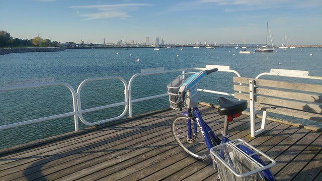 Exploring Milwaukee by Bublr Bike-Share Bike